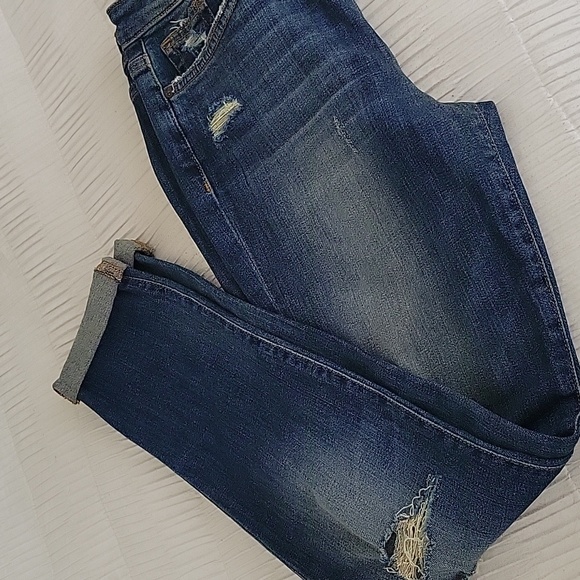 Joe's Jeans distressed cuffed jeans - Picture 3 of 7